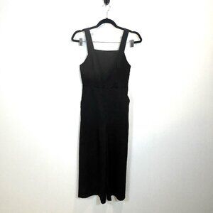 Urban Outfitters UO XS Black Jumpsuit Pants‎ Pockets Square Neck Minimalist